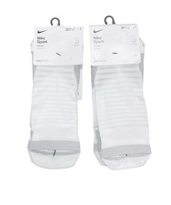 Lot of 2 Nike Spark Cushioned No-Show Running Socks Men's 8-9.5 / Women's 9.5-11