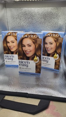 Clairol Nice N  Easy Natural Hair Color 6.5G Lightest Golden Brown 3 Packs. I