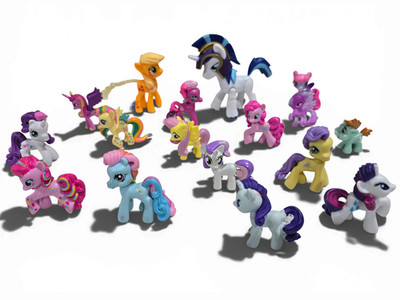 My Little Pony FIM MLP Blind Bag Mini Figs Lot of 16 No Duplicates G3 And G4
