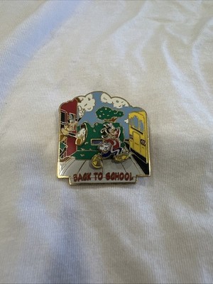 Disney Pin - DLR - Back to School 2002 Goofy & Max Slider 15038 LE