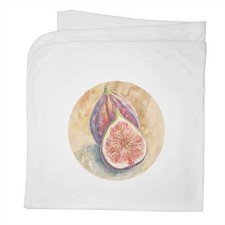 'Fig and a Half' Cotton Baby Blanket / Shawl BY00042147 
