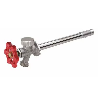 Angle Silcock, Chrome, 10'' L, 1/2'' Inlet,  104-517Nl