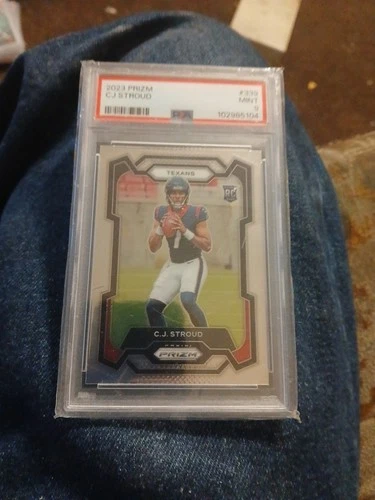 2023 PSA 9 CJ Stroud RC #339 Rookie Card Graded Panini Prizm NFL Football Texans