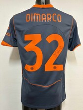 MAGLIA THIRD EUROPA "DIMARCO 32" AUTOGRAFATA FIRMA SINGOLA FC INTER 2025/2026