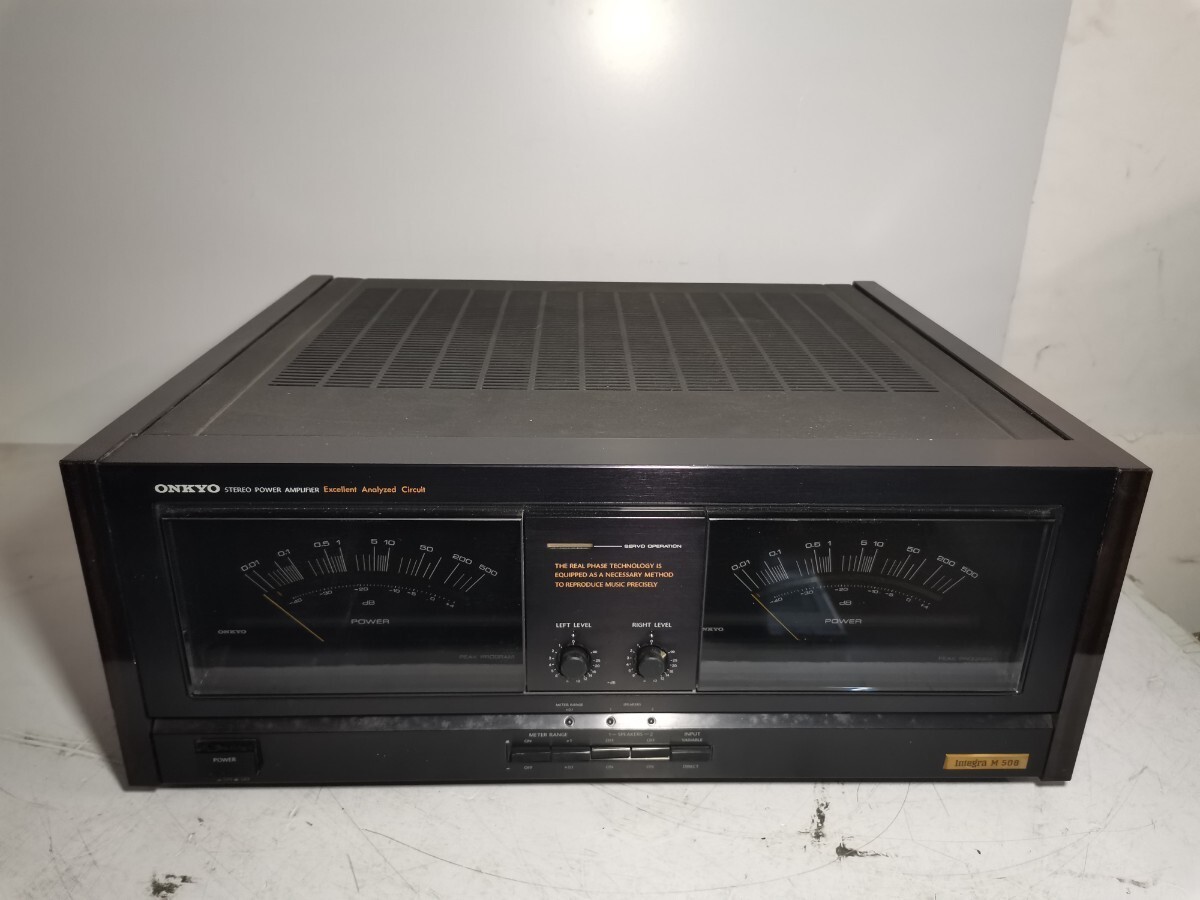 JUNK ONKYO M-508 Grand Integra Power Amplifier AC100V from Japan