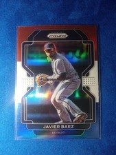 2022 Panini Prizm - Red White & Blue Prizm #101 Javier Báez