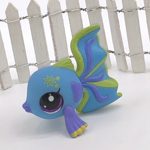 LPS Littlest Pet Shop G7 Gen 7 Wave 1 #24 Pez Azul Exclusivo Mascota - Imagen 2 de 4