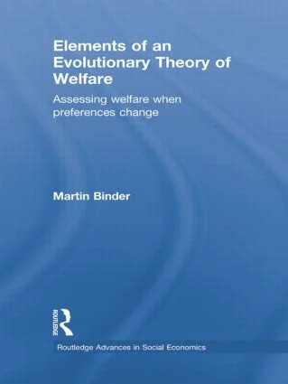 Elements of an Evolutionary Theory of Welfare