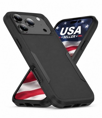 Dual Layers Shockproof Strong Case for iPhone 17 Pro Max Heavy Duty Shockproof