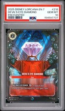 Devils Eye Diamond Enchanted 2025 Disney Lorcana Archazias Island 218 Psa 10