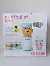 NutriBullet NBY-50100 Baby Food Blender Blue Open Box Never Used