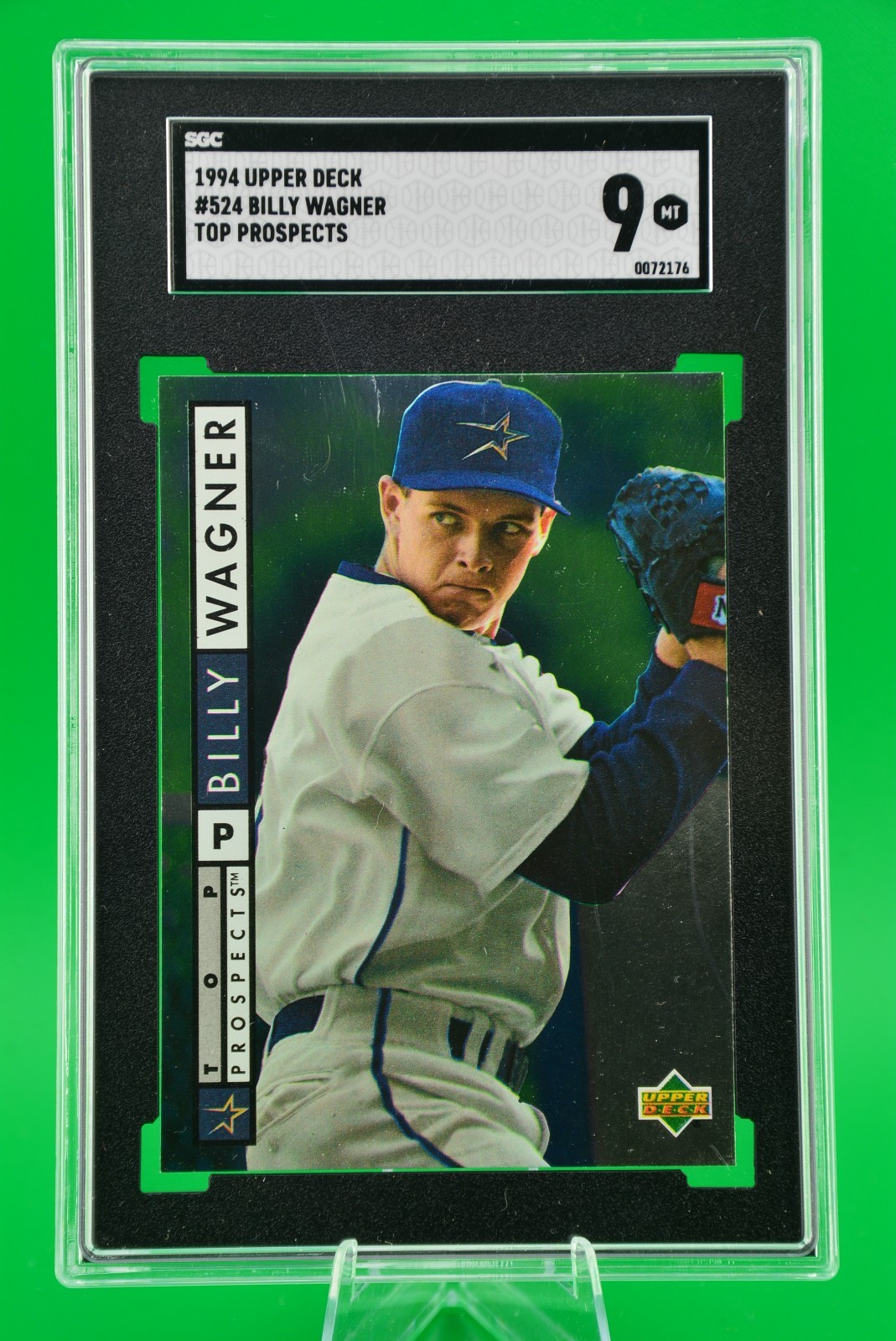 1994 Upper Deck #524 Billy Wagner Rookie Houston Astros HOF SGC 9 MINT