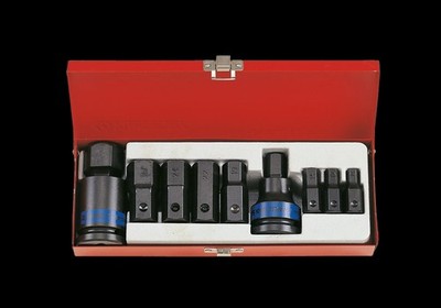 Für KING TONY 6411MP 3/4'' IMPACT SOCKET SET, 11 PCS, WITH HEX END 10 - 32 MM,