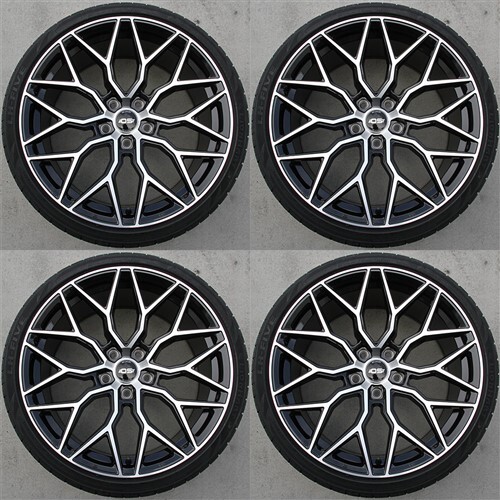 Set(4) 21X9 5X112 OS Si01 WHEELS/TIRES PKG Audi A8 A7 BMW 6, 7, 8 BENZ ...
