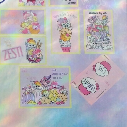 My Little Pony Valentine Card Kit 48 Count w/ Heart Shaped Seals SHIPS FREE NEW - Picture 7 of 7