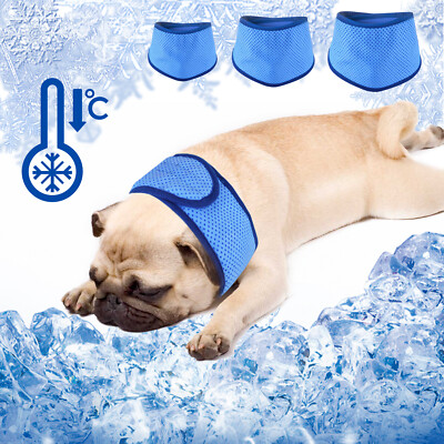 Cooling Handkerchief Pet Dog Ice Collar Neck PVA Chill Scarf