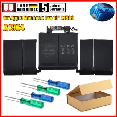 FÜR APPLE Batería de repuesto original A1964 Apple MacBook Pro 13" A1989 2018-2019 EMC 3214 3358 DE