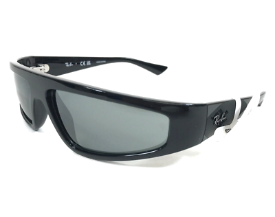 Ray-Ban Sunglasses RB4432 IZAZ 6677/6V Polished Black Frames w