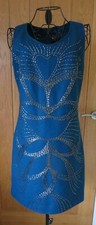 Cocoa by Alf & Terrie beaded sleeveless dress size 4(uk8)