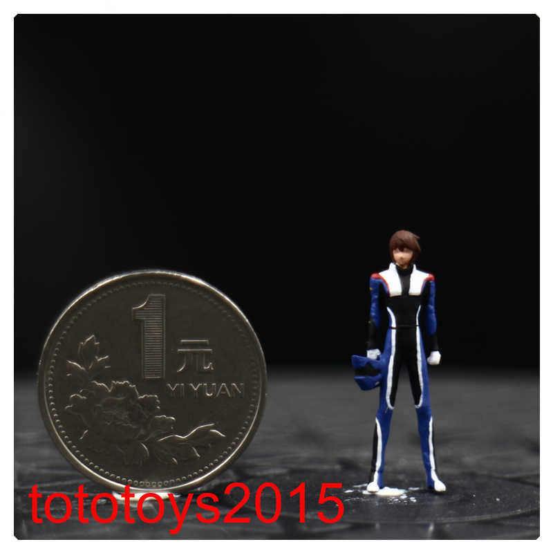 1/43 1/64 1/87 Racing helmet Girl  Scene Miniatures Figures Doll For Cars Toy