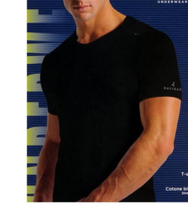 3 er Pack Navigare Herren Unterhemd  T-Shirt  Baumwolle Unterwäsche
