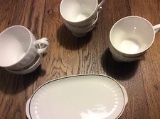 8 Teile Original THOMAS ~ LANZETTE Platinrand ~ Rest Kaffeeservice ~