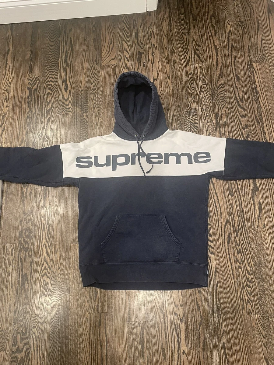 supreme blocked hoodie