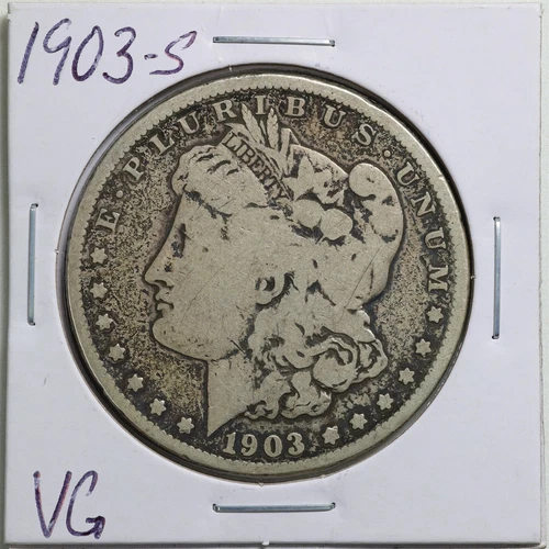 1903-S $1 Morgan Silver Dollar in VG Condition #3576