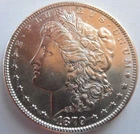 1879 S Morgan Silver Dollar,  Attractive BU coin (79SAC4)