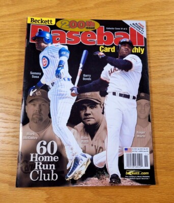 BECKETT BASEBALL CARD MONTHLY Magazine Issue Nov 2001 - SAMMY SOSA, BARRY BONDS