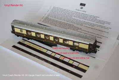 00 Pullman Bar Car RENDER KIT für Hornby Pullman Reisebusse. Trianon Bar.