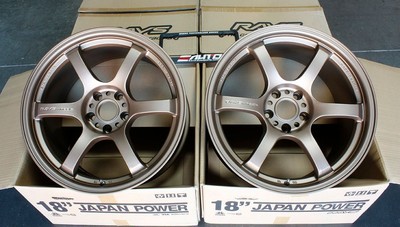 Rays 57DR Bronze Wheel Rim 18'' 18x9.5 +38 5x114 for ISF IS250 IS300 IS350 RC300