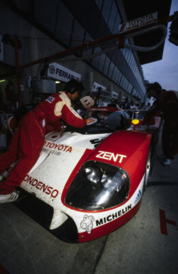 Geoff Lees Jan Lammers Juan Manuel Fangio Toyota Team TOMs Toyota - Old Photo 2