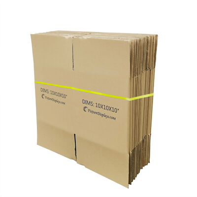 20PK 10X10X10'' Shipping Box Cardboard Singlewall BF150 Mail Packaging E-Commerce