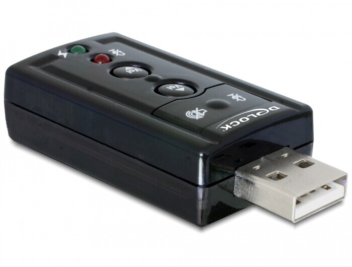 Carte son externe USB Delock adaptateur audio pour PC portable Windows