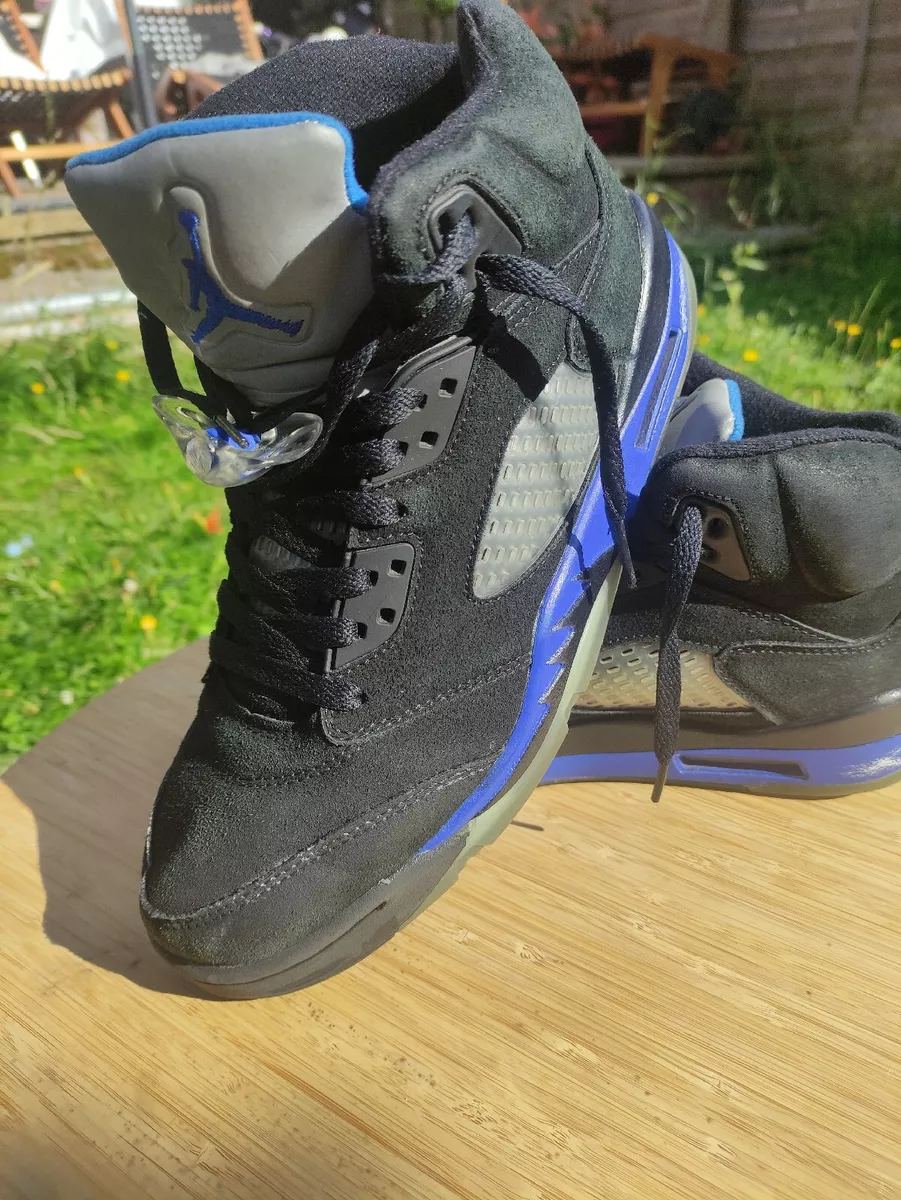 Jordan 5 sale black blue