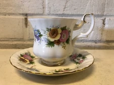 Vintage Royal Adderley England Porcelain "The Danbury Mint" Cup & Saucer