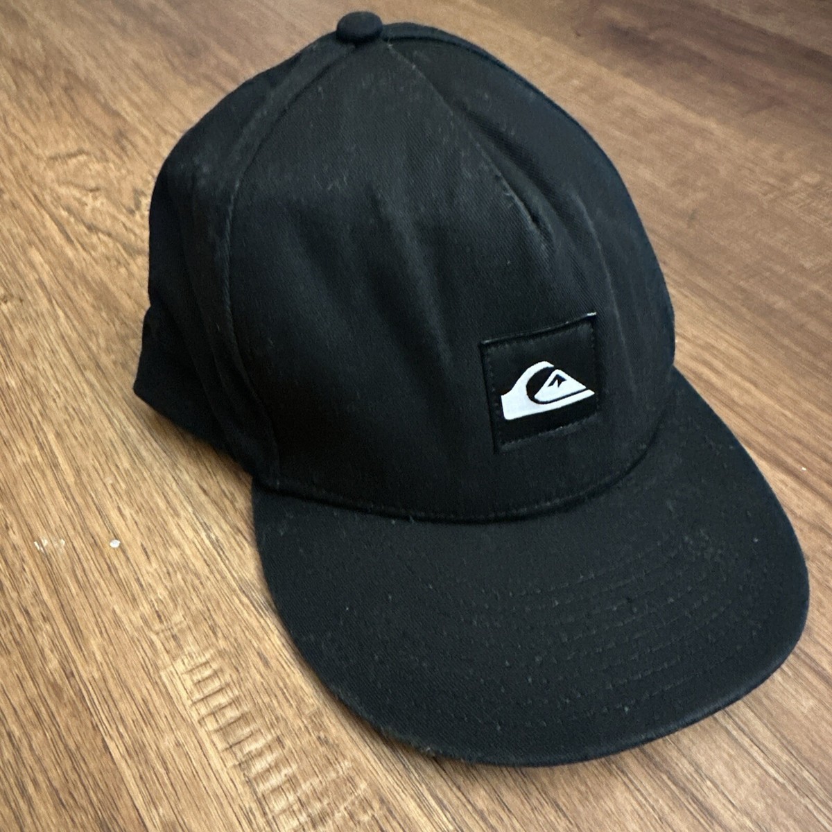 Quicksilver Hat Cap Strapback Black Adult Casual Wave Mountain Surfer Mens  C328