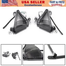 Front Turn Signals For Lens Fits Kawasaki ZX10R 2004-2005 Smoke