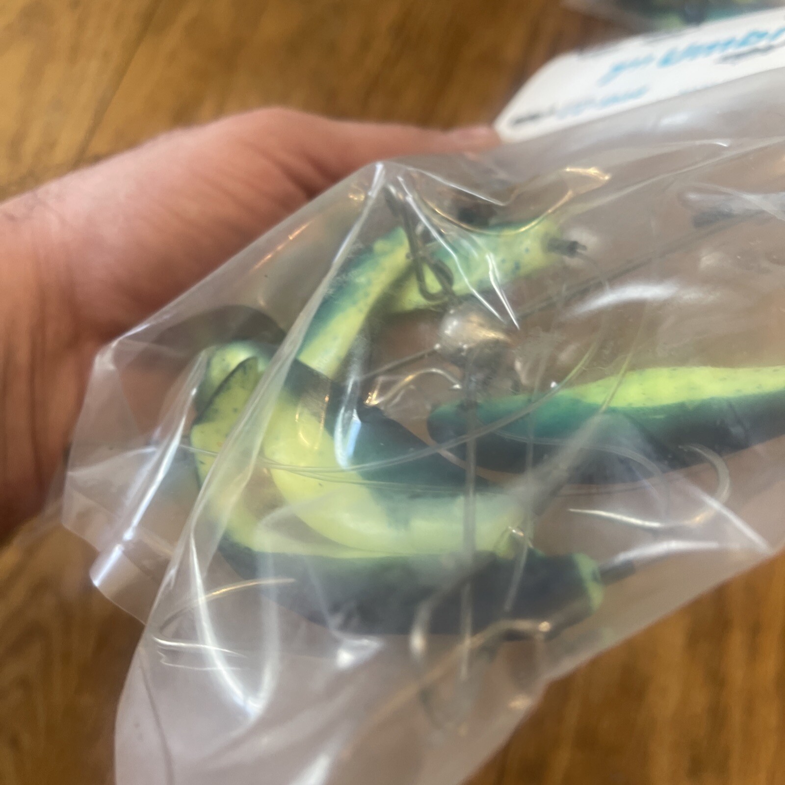 7” Umbrella Rig 4 Arm With 4” Shad (5)  Green Chart.New In Package McKala Fishin - Image 5