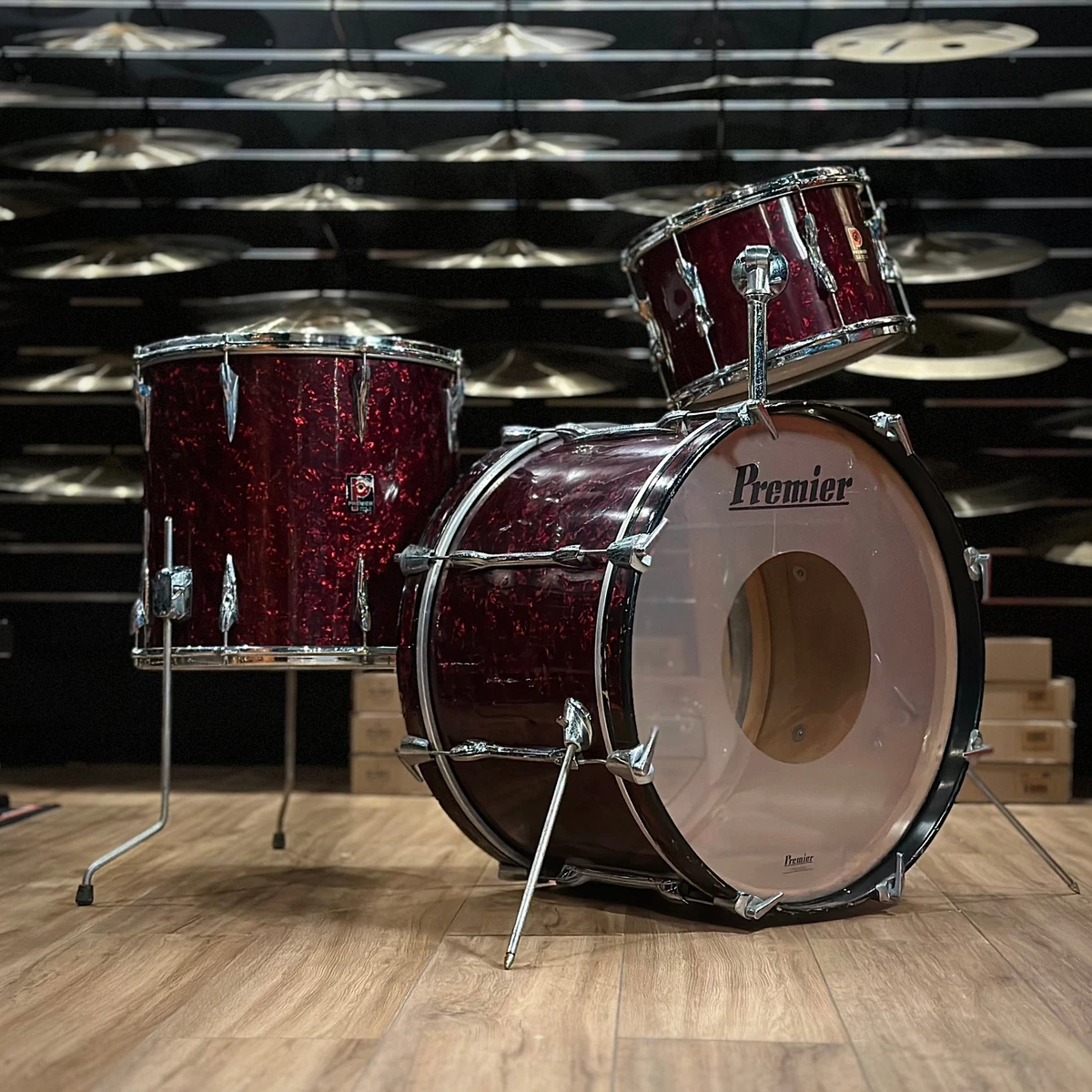 Used 3 2024 piece drum set