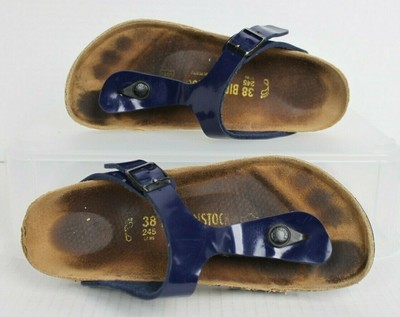 birkenstock gizeh navy blue