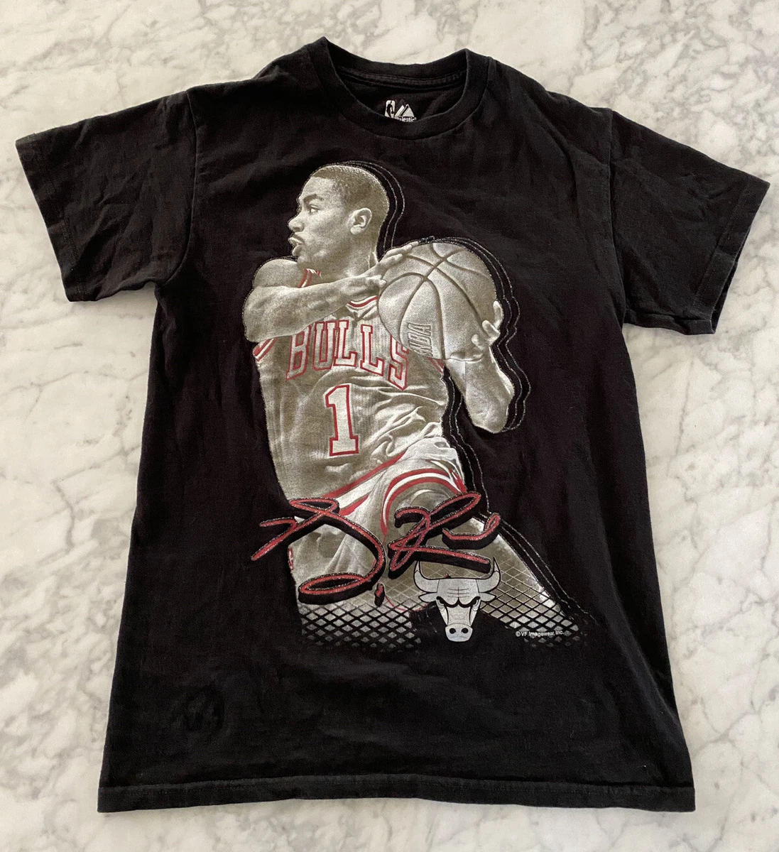 NBA Player Graphic Chicago Bulls T-Shirt D03_603