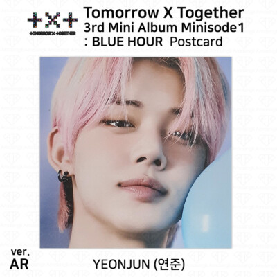 TXT 3rd Mini Album Minisode1 Blue Hour Photocard Postcard Sticker