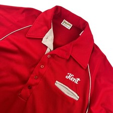 VTG King Louie Men's Performance Bowling Shirt   USA   MEDIUM