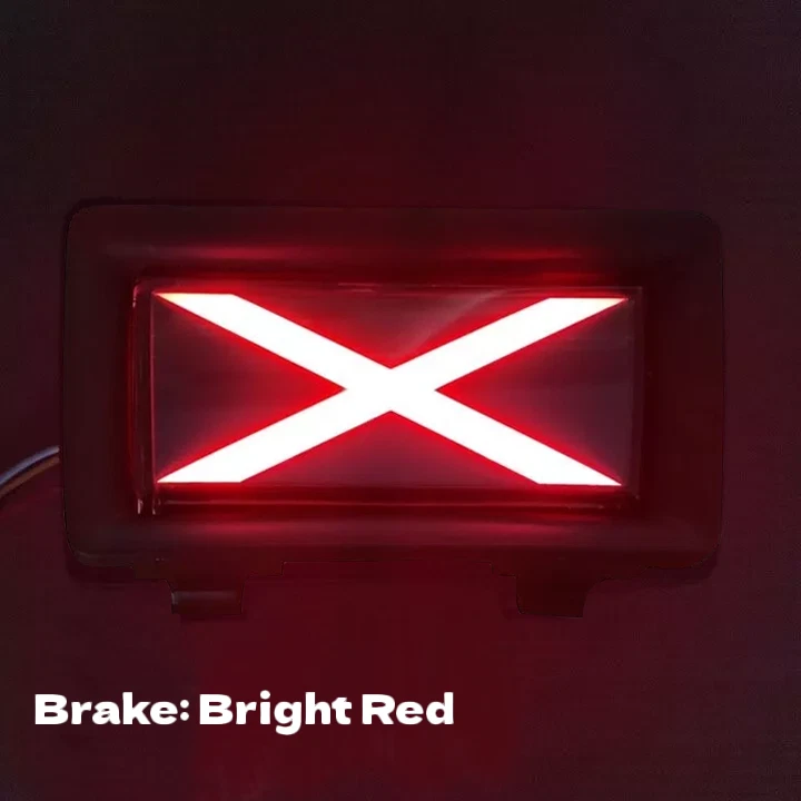 Luz trasera de freno trasera roja y blanca para Subaru WRX STI 2015-2021 Foto 4 de 4