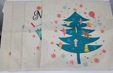 Whimsical Christmas Throw Pillow Covers Lot of 4 NWOT 16" x 17"