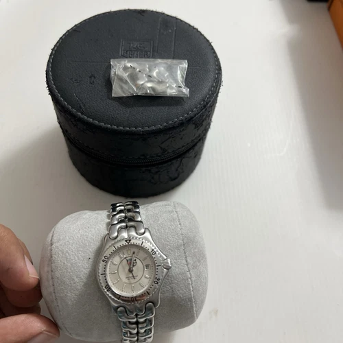 Tag Heuer WG131B Womens Watch Silver SEL Link Professional Sport Diving