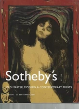Sotheby's Old Master Modern & Contemporary Prints London Sept 2005 NEW RARE