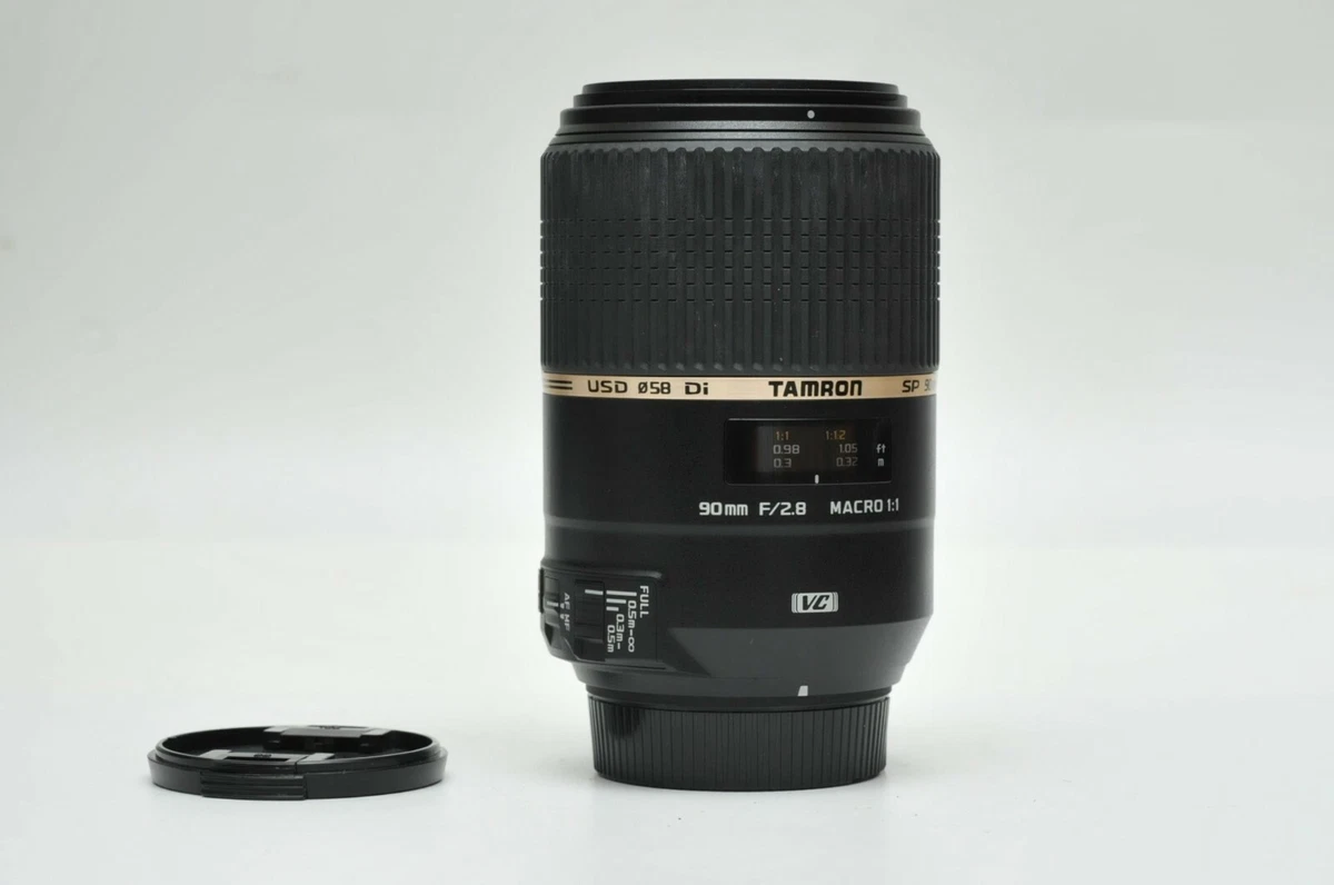 Tamron 90mm 2.8 DI VC USD 1:1 Portrait Macro Lens for Nikon Digital SLR Cameras